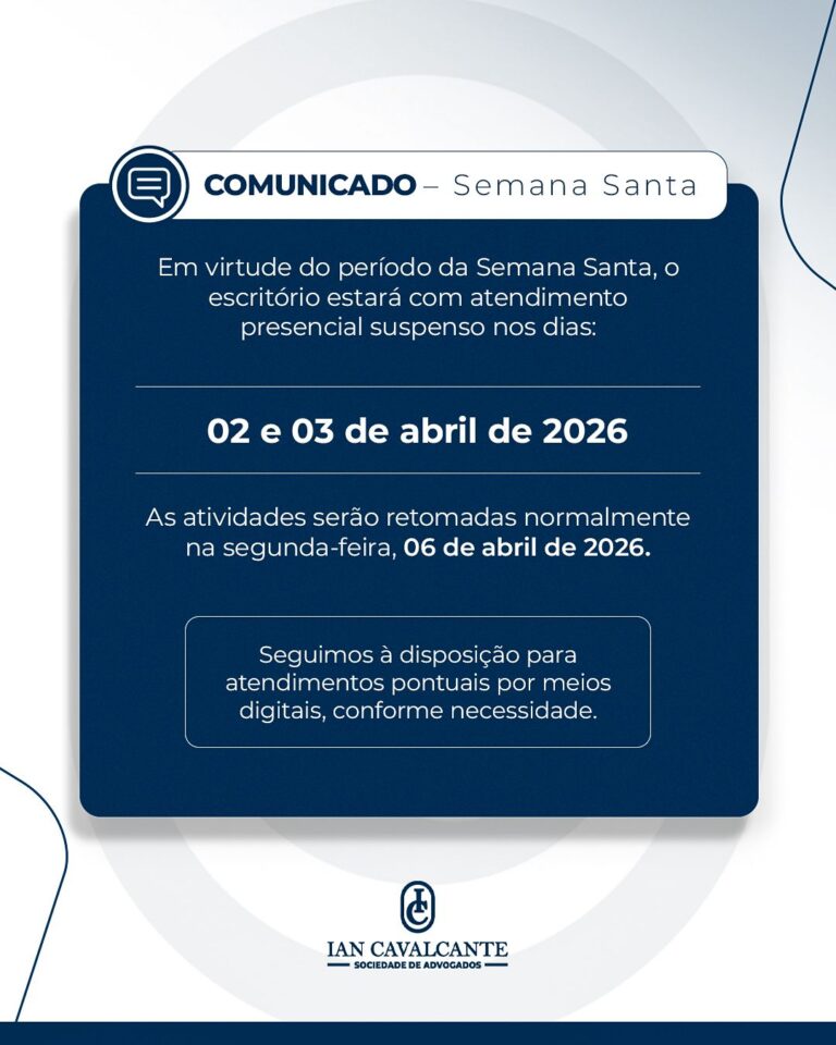 Funcionamento Semana Santa